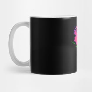 Pink rose Mug